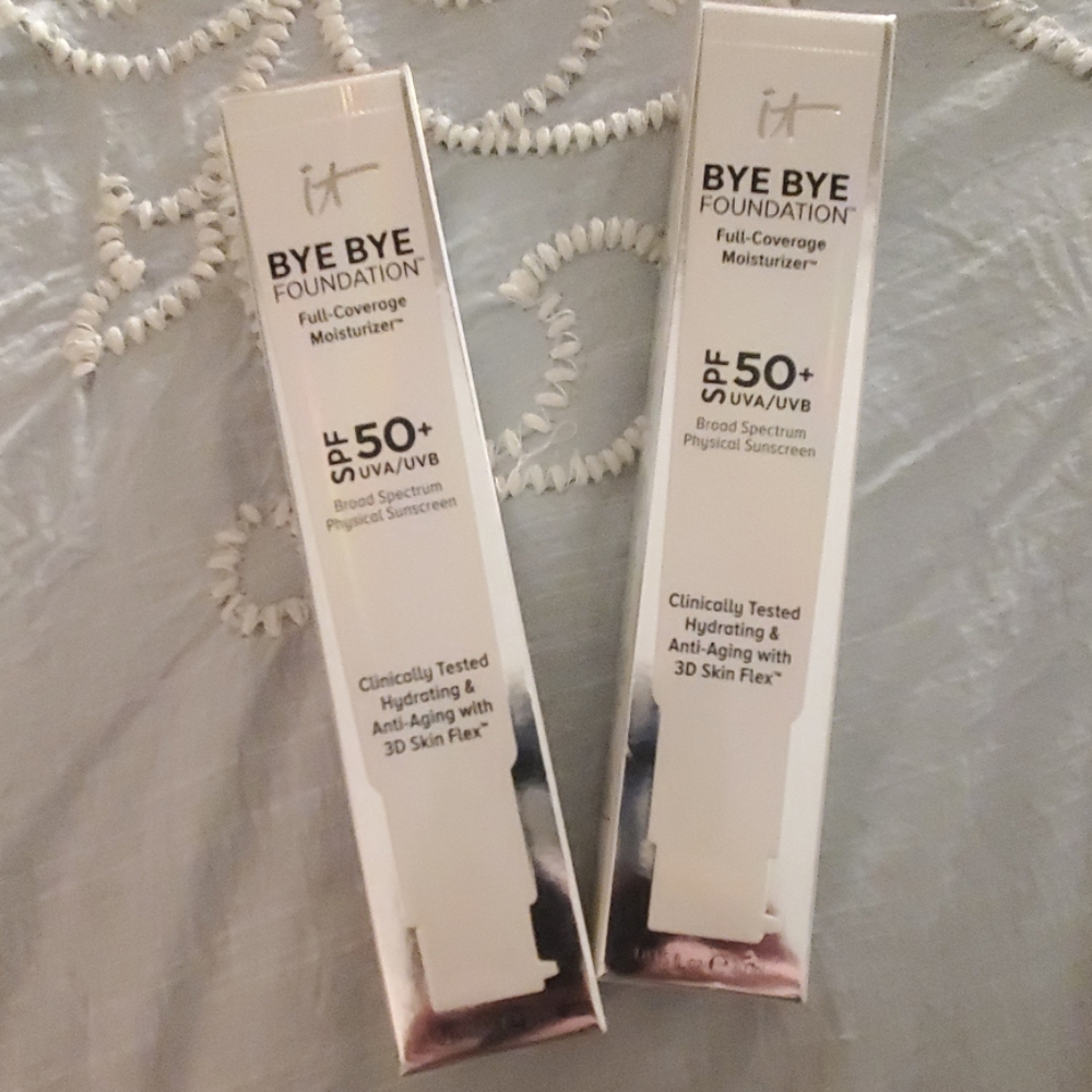 Bye Bye FOUNDATION Full coverage moisturizer TAN